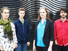The Happenstance Quartet plays Monday, June 27 in the Rideau Centre.