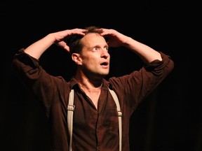 Gerard Harris in A Tension to Detail at the Ottawa Fringe Festival.