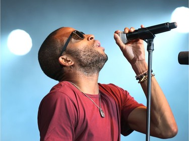 Trombone Shorty & Orleans Avenue performing at Confederation Park.