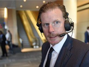 Ottawa Senators' Daniel Alfredsson chats with TSN at Ringside for Youth XXII at the Shaw Centre Thursday June 09, 2016. The celebrity guest this year is Thomas "Hitman" Hearns.
