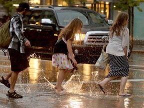 Severe thunderstorm watch has been issued by Environment Canada.