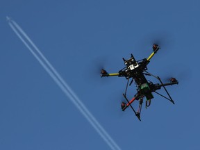 Military fighters were scrambled after pilots encountered a drone near Ottawa airport in May 2016.