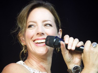 Sarah McLachlan performs in Confederation Park.