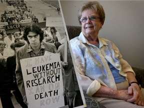 Edwina Eddy at her home in Ottawa Wednesday June 22, 2016. Beside her is a photo of her son, Brian, who died of cancer when he was 17. Eddy, now 83, was honoured at Rideau Hall on Thursday with the Governor General's Meritorious Service Cross for her work in founding Candlelighters Canada.