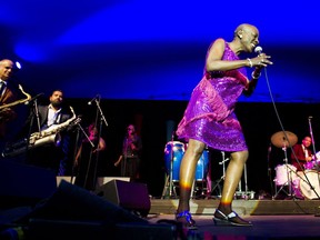 Sharon Jones and The Dap-Kings on the Confederation Park main stage Sunday June 26, 2016, part of TD Ottawa Jazz Festival.