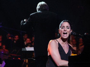 Singer Chantal Kreviazuk, accompanied by the National Arts Centre Orchestra, closed the show at the Governor General's Performing Arts Awards Gala, held at the NAC on Saturday, June 11, 2016.