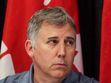 Steve Kanellakos (L), City Manager, Anthony Di Monte (M), GM, Emergency and Protective Services and John Manconi GM of OC Transpo (R) during the Rideau St. sink hole press conference at Ottawa City Hall, June 08, 2016. Photo by Jean Levac