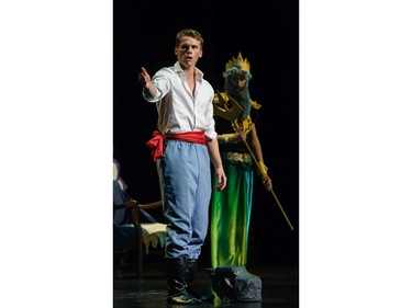 Students from St. Francis Xavier Catholic High School perform "If Only " Quartet from The Little Mermaid, during the 11th annual Cappies Gala awards, held at the National Arts Centre, on June 5, 2016.