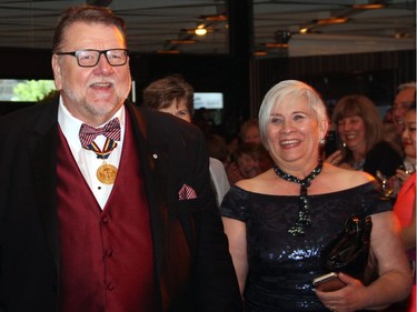 Tenor Ben Heppner, seen with his wife Karen, arrives to the National Arts Centre on Saturday, June 11, 2016, to be honoured with his fellow laureates at the Governor General's Performing Arts Awards Gala.