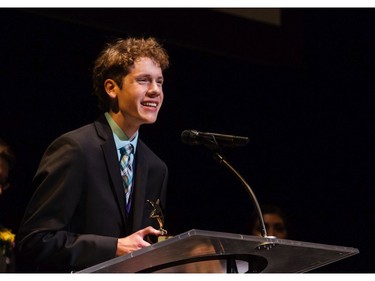 The winner(s) for XXXX, accept(s) their award, during the 11th annual Cappies Gala awards, held at the National Arts Centre, on June 5, 2016.