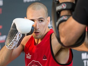 UFC open workouts were held at the Aberdeen Pavilion in advance of UFC Fight Night at TD Place on Saturday night featuring Rory MacDonald, No. 1 ranked UFC welterweight contender, during a work out.