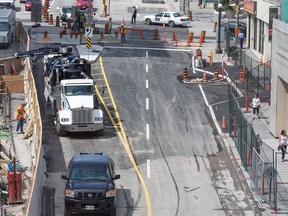 Repairs to Rideau Street at Sussex Drive where a giant sinkhole opened up are essentially complete.