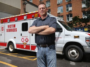 Craig Dunbar is the co-ordinator of the Salvation Army service that helps people after fires.