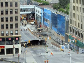 The sinkhole that opened up in June on Rideau Street was so massive it swallowed a van that was never brought back.