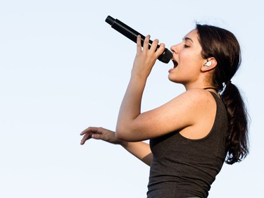 Alessia Cara performs on the City Stage.