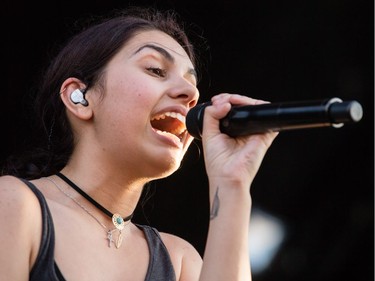 Alessia Cara performs on the City Stage.