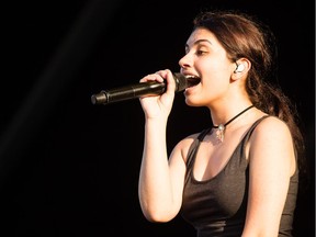 Alessia Cara performs on the City Stage.