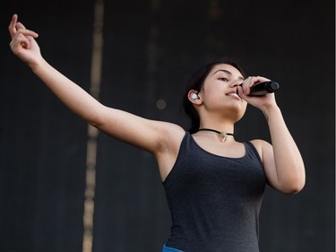 Alessia Cara performs on the City Stage.
