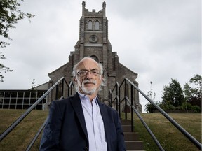 Ron Chaplin poses for a portrait outside St. Thomas Anglican church in Belleville, Ont., on Thursday July 14, 2016.