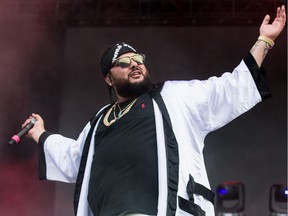 Belly performing on the City Stage at Ottawa Bluesfest on Sunday July 10, 2016.