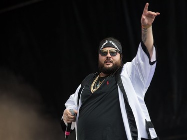 Belly performing on the City Stage at Ottawa Bluesfest on Sunday July 10, 2016.