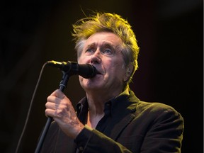 Bryan Ferry on the Claridge Homes stage on Sunday, July 17, 2016 at Bluesfest.