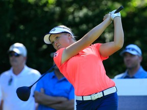 Brooke Henderson is seen during Round 2 play at the Cambia Portland Classic.