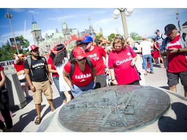 Canada Day celebrations downtown Ottawa Friday July 1, 2016.