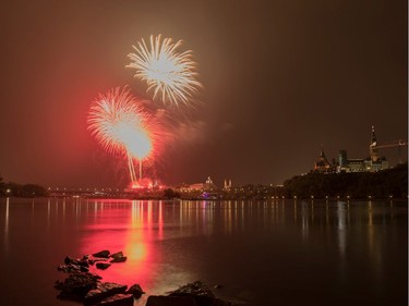 Canada Day fireworks.