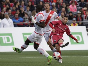Carl Haworth of the Ottawa Fury in North American Soccer League action against Rayo OKC at TD Place on June 11, 2016.
