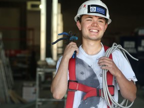Chris Mazur, 23, is an electrician's apprentice in Ottawa.