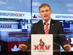 Senators president Cyril Leeder said the hockey club is closer to an announcement on an outdoor game between the Senators and Montreal Canadiens.