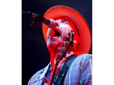 Dallas Green of City and Colour on the City Stage.