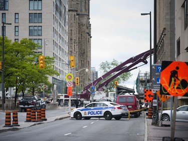 Day 2: sinkhole on Rideau Street Thursday June 9, 2016.