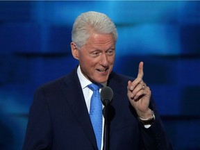 "In the spring of 1971, I met a girl ... " Former U.S. president Bill Clinton delivered a funny, warm tribute to his wife on the second day of the Democratic National Convention in Philadelphia,