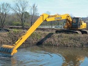 A John Deere CLC excavator like this one was one of three stolen earth moving machines recovered in a Gatineau police operation