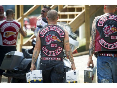 Hells Angels members from across the country were at the Hells Angels Canada Run annual convention taking place at the Carlsbad Springs Clubhouse.