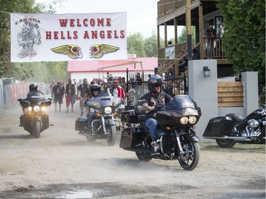 Hells Angels members from across the country were at the Hells Angels Canada Run annual convention taking place at the Carlsbad Springs clubhouse on Saturday, July 23, 2016.