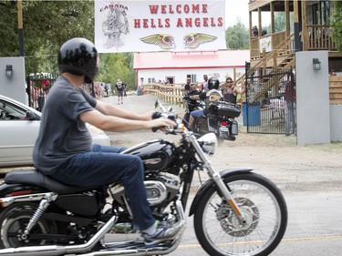 Hells Angels members from across the country were at the Hells Angels Canada Run annual convention taking place at the Carlsbad Springs clubhouse on Saturday, July 23, 2016.