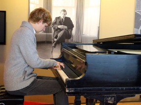 Jan Lisiecki, seen playing Glenn Gould's famous Steinway piano before it was moved out of the NAC, failed to wow critic Natasha Gauthier on Friday, July 15, 2016. 'I haven’t heard much to justify the outrageous amount of hype surrounding him, and Friday’s recital did nothing to change my opinion,' she wrote.