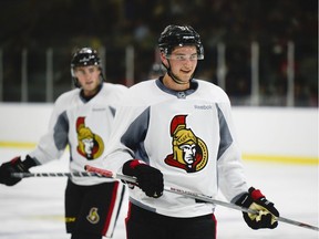 Logan Brown at the Ottawa Senators development camp held at Kanata Recreational Complex on Saturday, July 2, 2016.