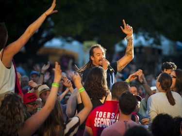 Michael Franti at the Ottawa Jazz Festival.