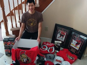 Ottawa Senators fan Kevin Lee.