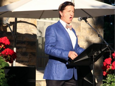 Not only does Dr. Fraser Rubens save lives but the cardiac surgeon can also sing, as demonstrated from his performance at a garden party and outdoor concert held at the official residence of the Italian ambassador in Gatineau on Tuesday, July 5, 2016, in support of Friends of the National Arts Centre Orchestra.