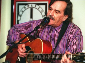 Bill Hawkins plays to a small crowd at Rasputin's Cafe on Bronson in 1997.