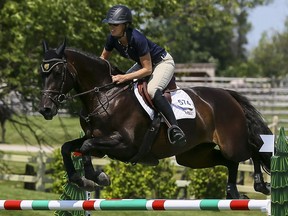 Amy Millar, Ian Millar's daughter, is competing at the Ottawa International Horse Show Jumping this week.