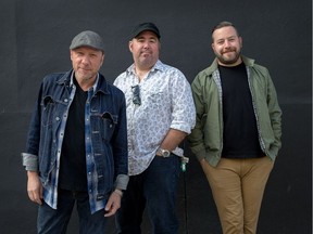 Ottawa band MonkeyJunk with members Steve Marriner (R), Tony Diteodoro (L), and Matt Sobb (C), will host this weekend's All-Star Blues Revue.