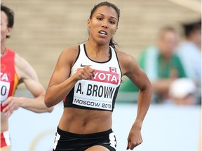 Ottawa-born sprinter Alicia Brown.