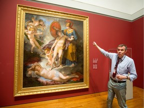 National Gallery chief curator Paul Lang speaks about "Wisdom Defending Youth from the Arrows of Love", a monumental early 19th-century painting by French artist Charles Meynier (1763–1832), which has recently been acquired for the national collection.