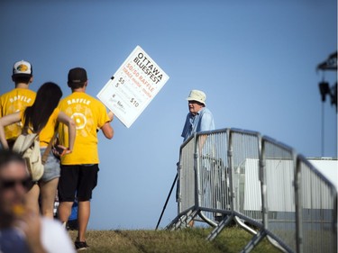 People were moving a little slower with the heat at Bluesfest.